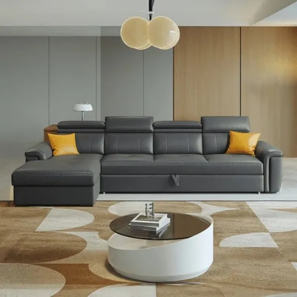 Show details for Sofa Cum Bed (Daybed): Premium Upholstery, Transforms from Sofa to Bed Picture of Sofa Cum Bed (Daybed): Premium Upholstery, Transforms from Sofa to Bed