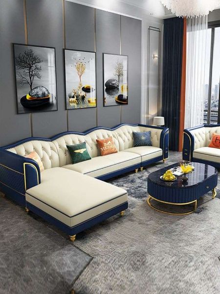 Show details for Premium L-Shape Sofa: Elevate Your Living Space with Unrivaled Comfort and Style - A&OLS14 Picture of Premium L-Shape Sofa: Elevate Your Living Space with Unrivaled Comfort and Style - A&OLS14