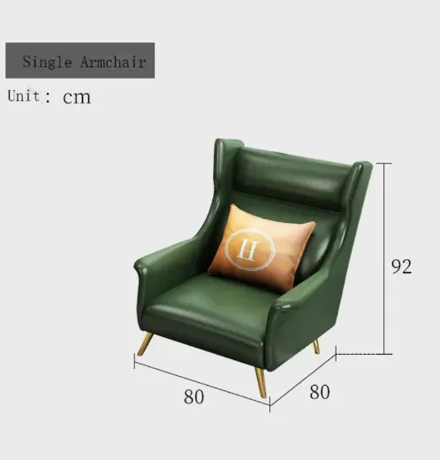 Modern Luxury 5 Seater L-Shaped Sofa: Soft Leather Sectional
