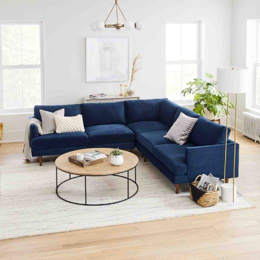Picture of Haven Loft L-Shaped Sectional Couch | 3-Piece Modular Living Room Sofa - A&OLS18