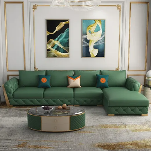Picture of High-End L-Shaped Sofas | Bold Luxury Living Room Sectionals - A&OLS17