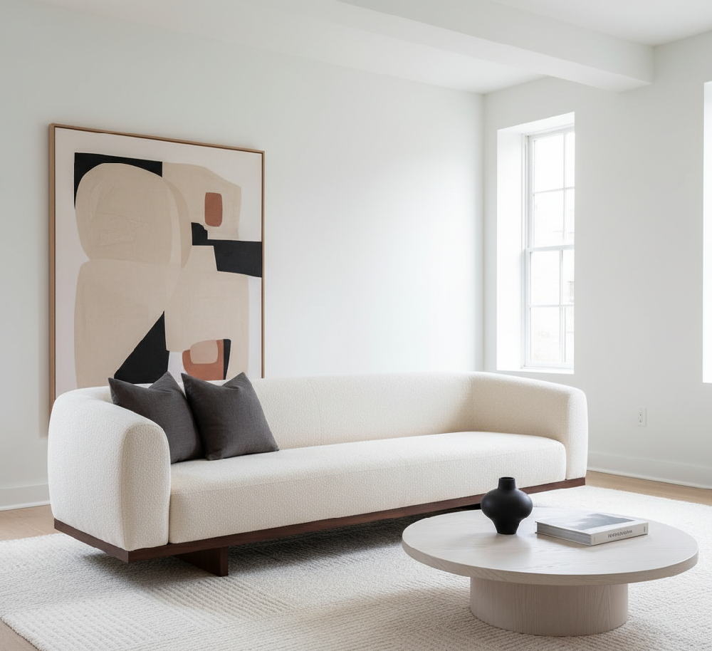 The Art Piece You Can Sit On. A bold, artistic form that defies conventional design. This sofa is an unforgettable focal point and a true expression of style.